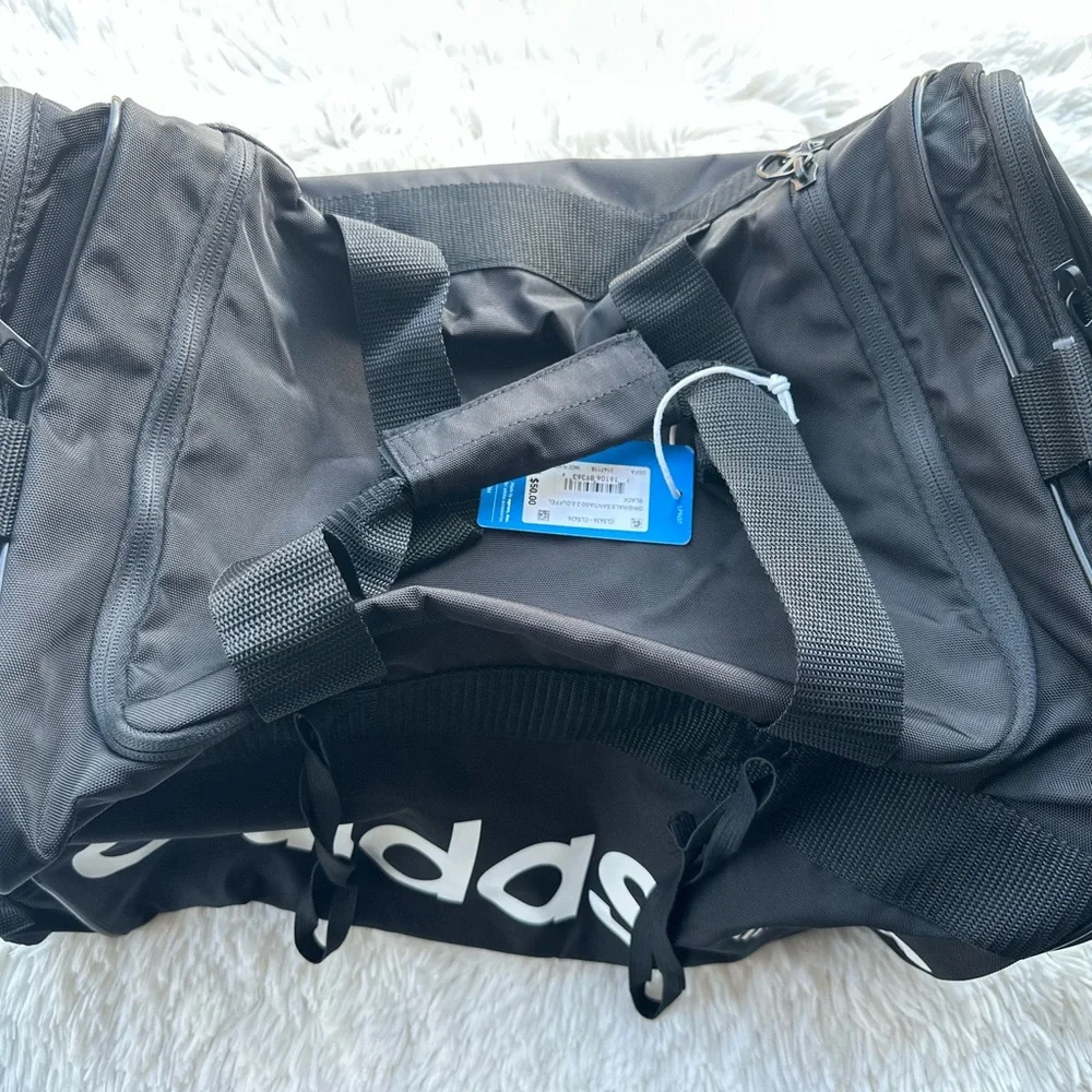 adidas Originals Black Santiago 2.0 Duffel Bag #CL5436